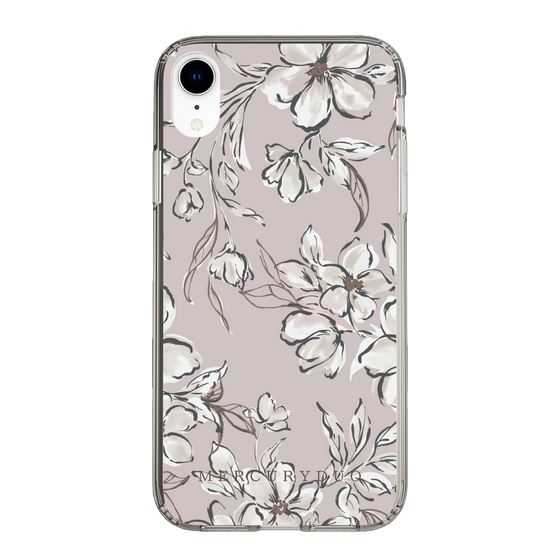 Slim Protection Case［ MERCURYDUO - BotanicalFlower - lilac ］