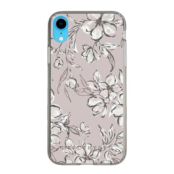 Slim Protection Case［ MERCURYDUO - BotanicalFlower - lilac ］