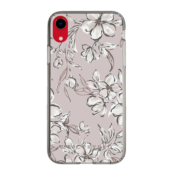 Slim Protection Case［ MERCURYDUO - BotanicalFlower - lilac ］