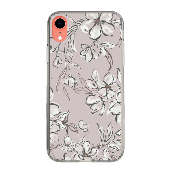 Slim Protection Case［ MERCURYDUO - BotanicalFlower - lilac ］