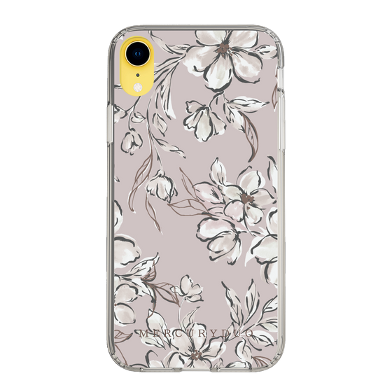 Slim Protection Case［ MERCURYDUO - BotanicalFlower - lilac ］