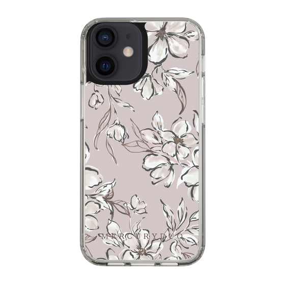 Slim Protection Case［ MERCURYDUO - BotanicalFlower - lilac ］