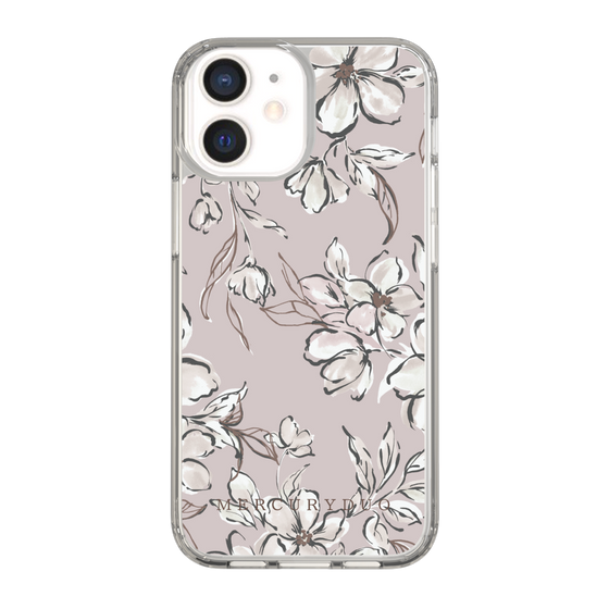 Slim Protection Case［ MERCURYDUO - BotanicalFlower - lilac ］