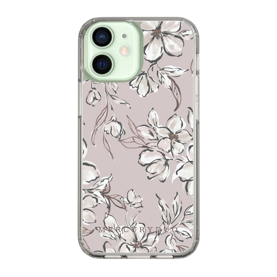 Slim Protection Case［ MERCURYDUO - BotanicalFlower - lilac ］