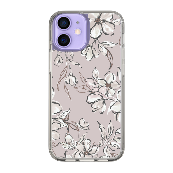 Slim Protection Case［ MERCURYDUO - BotanicalFlower - lilac ］