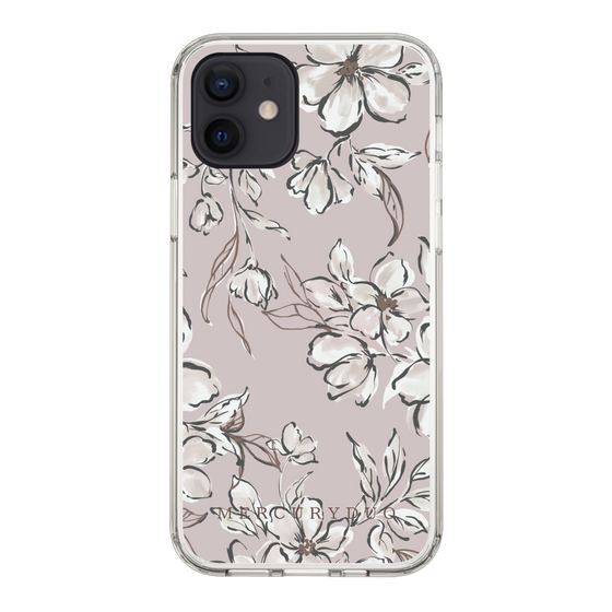 Slim Protection Case［ MERCURYDUO - BotanicalFlower - lilac ］