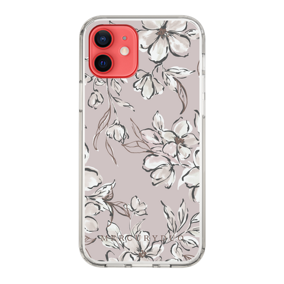 Slim Protection Case［ MERCURYDUO - BotanicalFlower - lilac ］