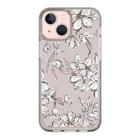Slim Protection Case［ MERCURYDUO - BotanicalFlower - lilac ］