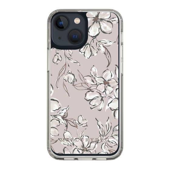 Slim Protection Case［ MERCURYDUO - BotanicalFlower - lilac ］
