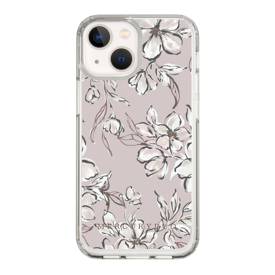 Slim Protection Case［ MERCURYDUO - BotanicalFlower - lilac ］