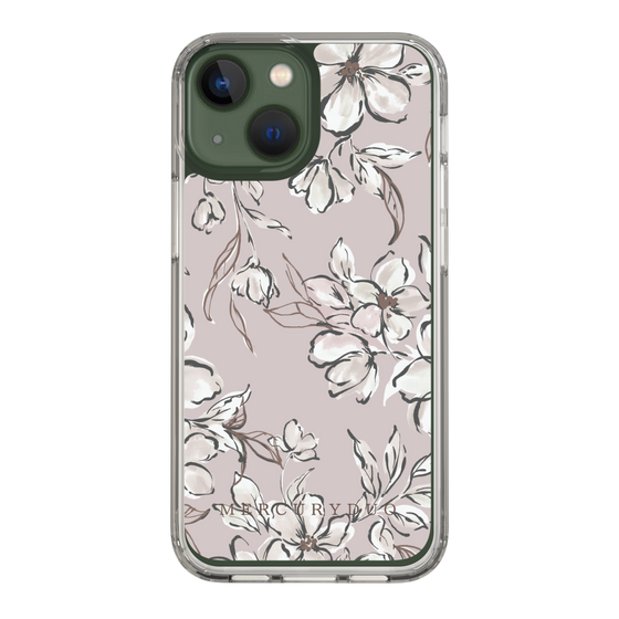 Slim Protection Case［ MERCURYDUO - BotanicalFlower - lilac ］