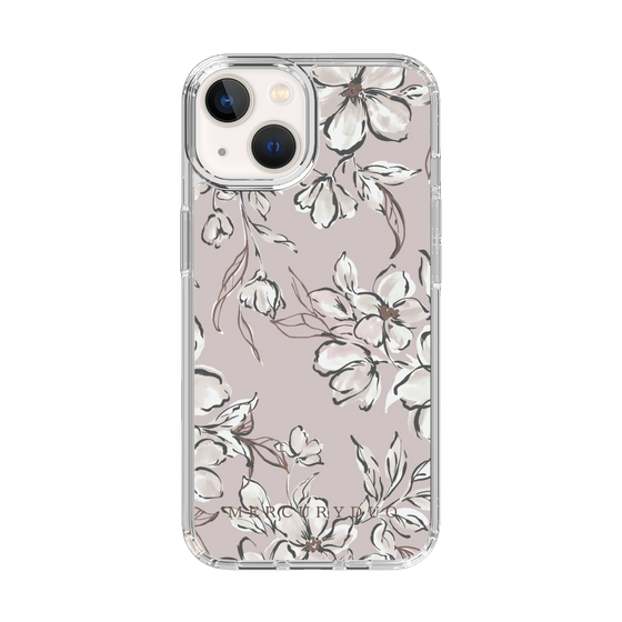 Slim Protection Case［ MERCURYDUO - BotanicalFlower - lilac ］
