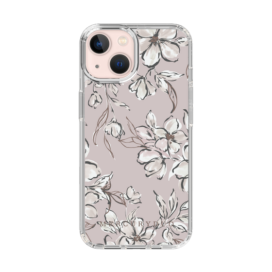 Slim Protection Case［ MERCURYDUO - BotanicalFlower - lilac ］