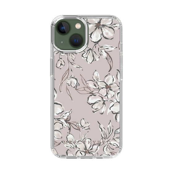 Slim Protection Case［ MERCURYDUO - BotanicalFlower - lilac ］