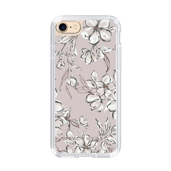 Slim Protection Case［ MERCURYDUO - BotanicalFlower - lilac ］