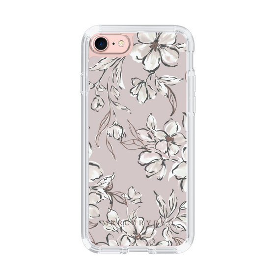 Slim Protection Case［ MERCURYDUO - BotanicalFlower - lilac ］