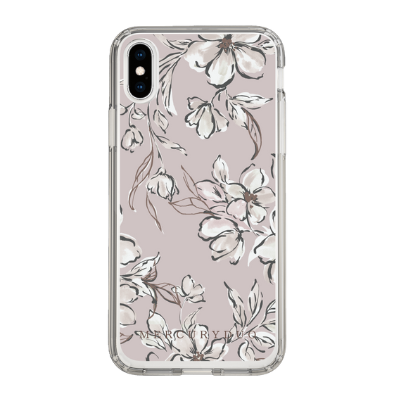 Slim Protection Case［ MERCURYDUO - BotanicalFlower - lilac ］