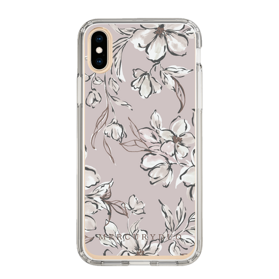 Slim Protection Case［ MERCURYDUO - BotanicalFlower - lilac ］