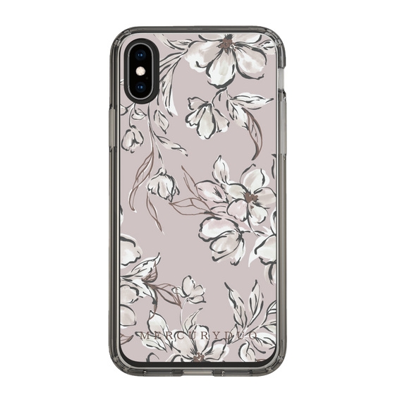 Slim Protection Case［ MERCURYDUO - BotanicalFlower - lilac ］