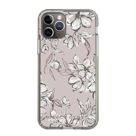 Slim Protection Case［ MERCURYDUO - BotanicalFlower - lilac ］