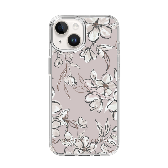 Slim Protection Case［ MERCURYDUO - BotanicalFlower - lilac ］