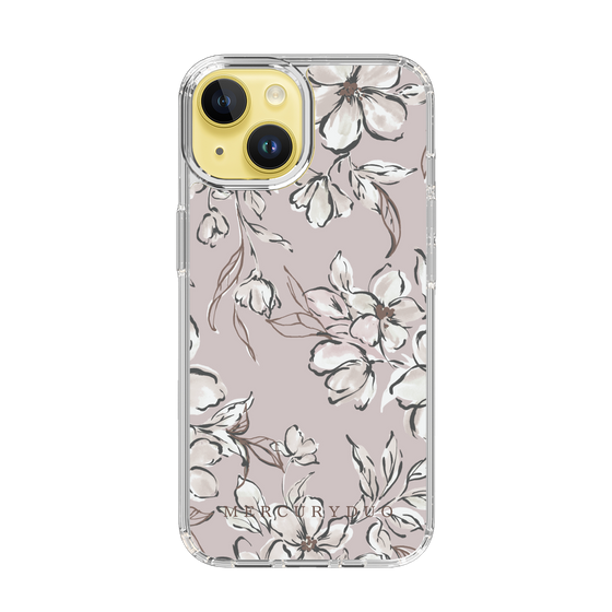 Slim Protection Case［ MERCURYDUO - BotanicalFlower - lilac ］