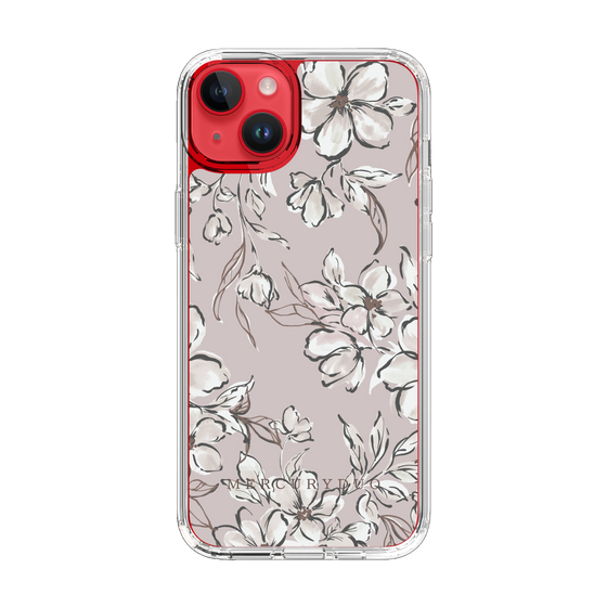 Slim Protection Case［ MERCURYDUO - BotanicalFlower - lilac ］