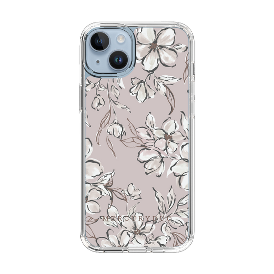 Slim Protection Case［ MERCURYDUO - BotanicalFlower - lilac ］
