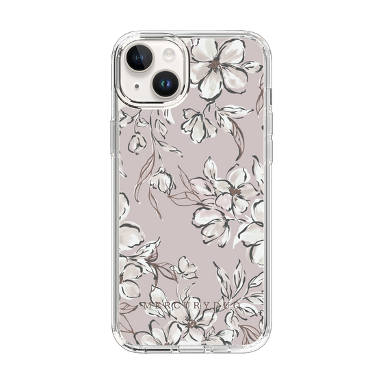 Slim Protection Case［ MERCURYDUO - BotanicalFlower - lilac ］