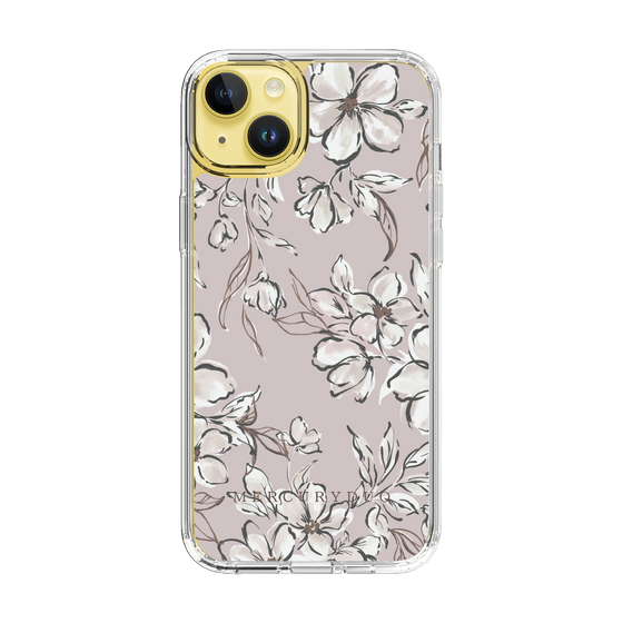 Slim Protection Case［ MERCURYDUO - BotanicalFlower - lilac ］