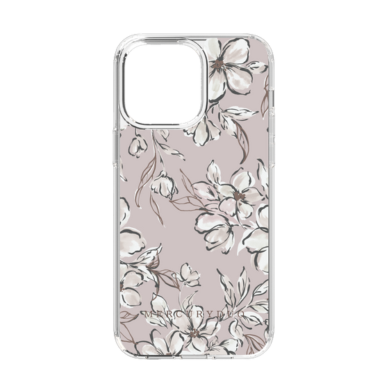 Slim Protection Case［ MERCURYDUO - BotanicalFlower - lilac ］