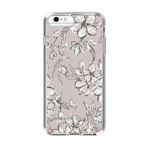 Slim Protection Case［ MERCURYDUO - BotanicalFlower - lilac ］