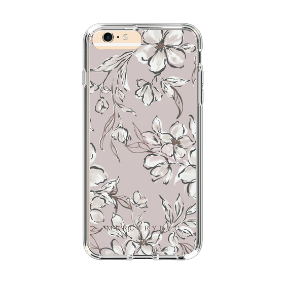 Slim Protection Case［ MERCURYDUO - BotanicalFlower - lilac ］