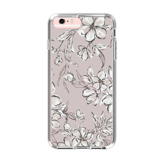 Slim Protection Case［ MERCURYDUO - BotanicalFlower - lilac ］