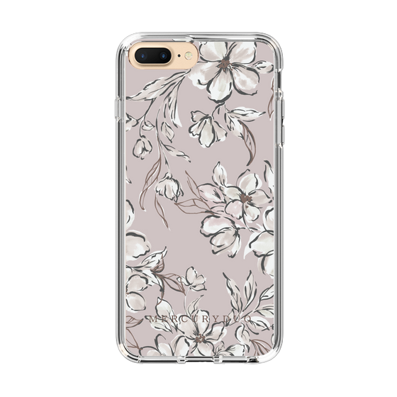 Slim Protection Case［ MERCURYDUO - BotanicalFlower - lilac ］