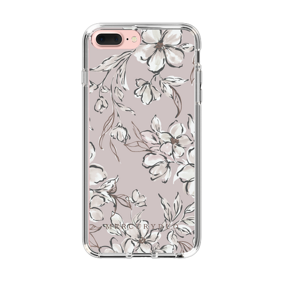 Slim Protection Case［ MERCURYDUO - BotanicalFlower - lilac ］