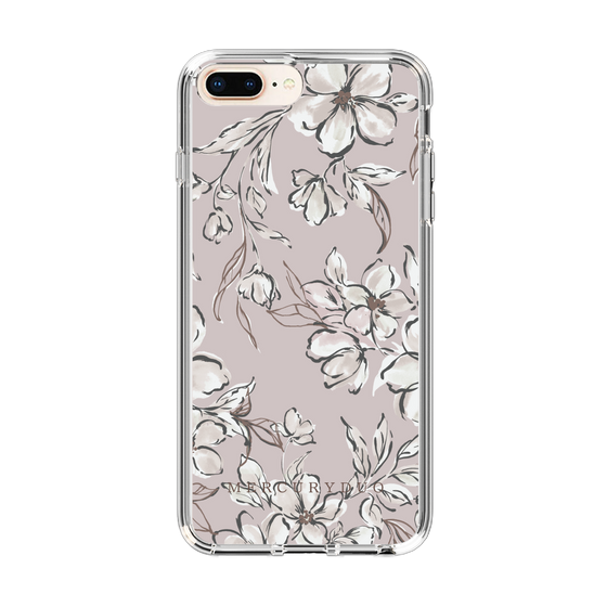 Slim Protection Case［ MERCURYDUO - BotanicalFlower - lilac ］