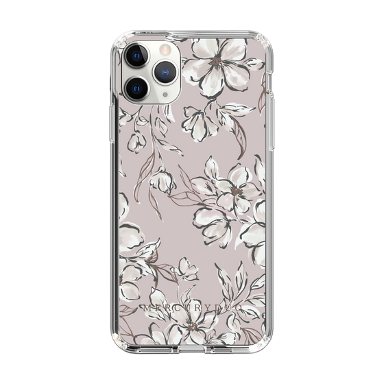 Slim Protection Case［ MERCURYDUO - BotanicalFlower - lilac ］