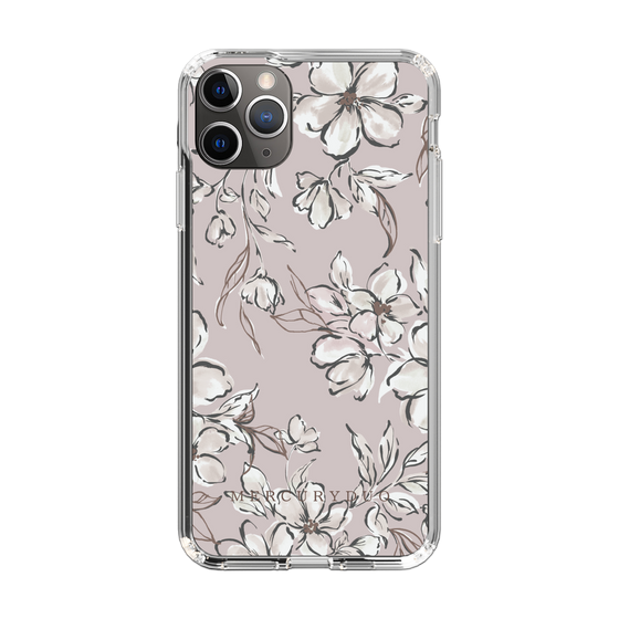 Slim Protection Case［ MERCURYDUO - BotanicalFlower - lilac ］