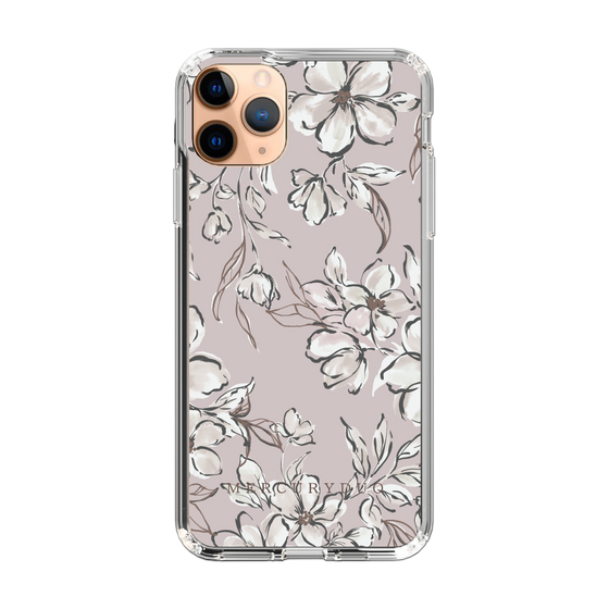 Slim Protection Case［ MERCURYDUO - BotanicalFlower - lilac ］