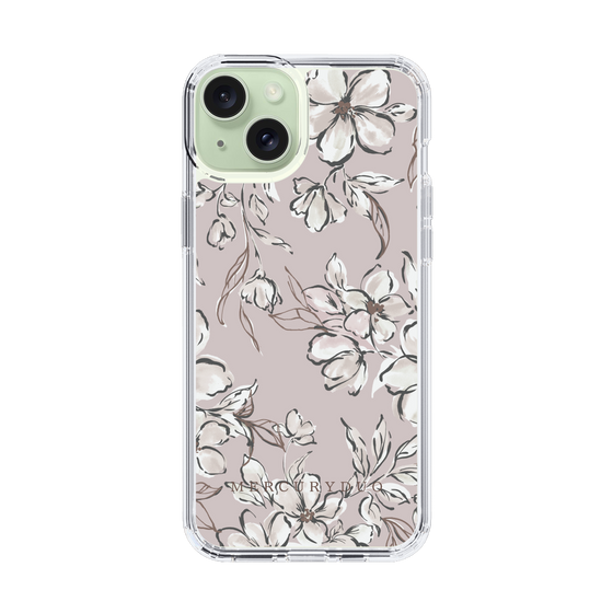 Slim Protection Case［ MERCURYDUO - BotanicalFlower - lilac ］