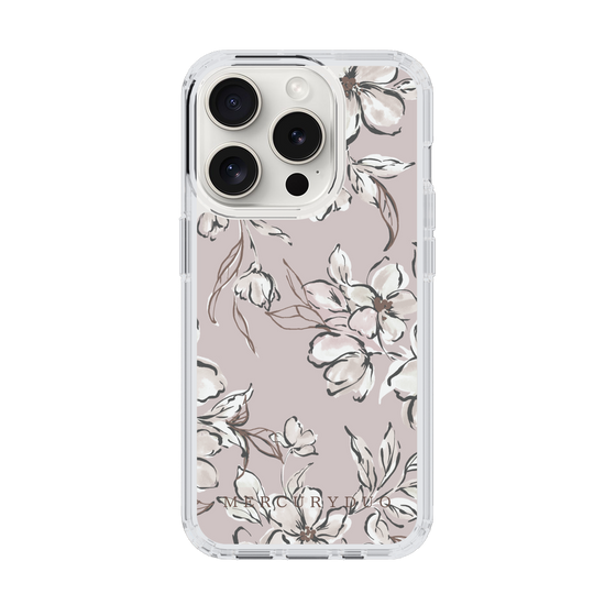 Slim Protection Case［ MERCURYDUO - BotanicalFlower - lilac ］