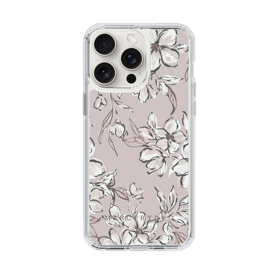 Slim Protection Case［ MERCURYDUO - BotanicalFlower - lilac ］
