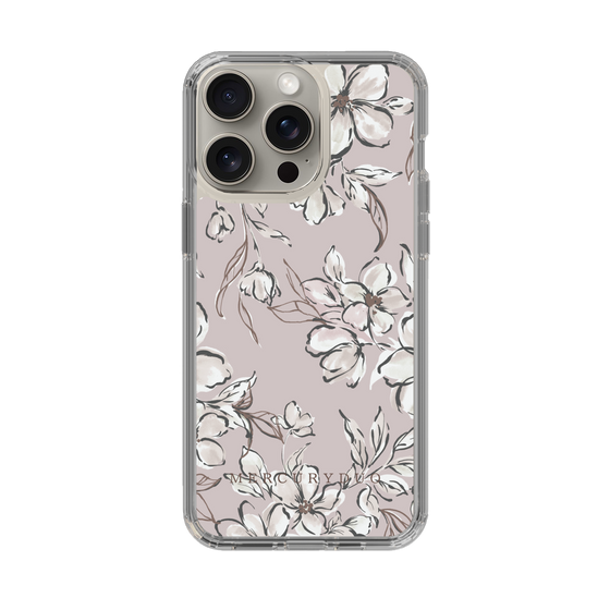 Slim Protection Case［ MERCURYDUO - BotanicalFlower - lilac ］