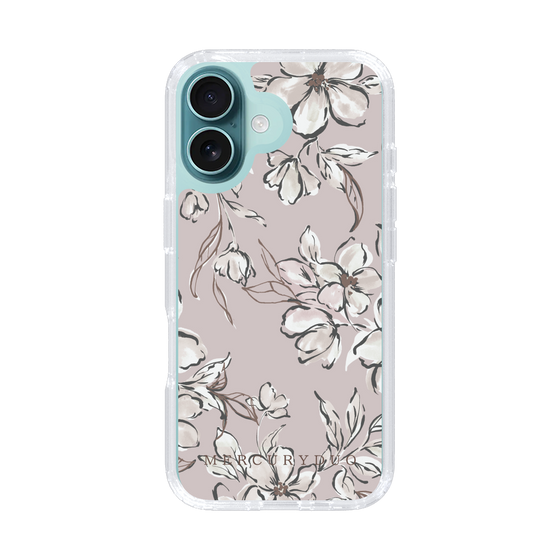 Slim Protection Case［ MERCURYDUO - BotanicalFlower - lilac ］