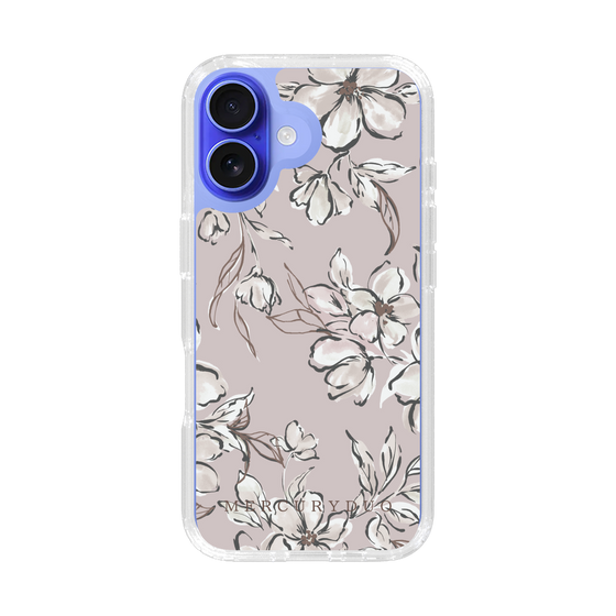 Slim Protection Case［ MERCURYDUO - BotanicalFlower - lilac ］