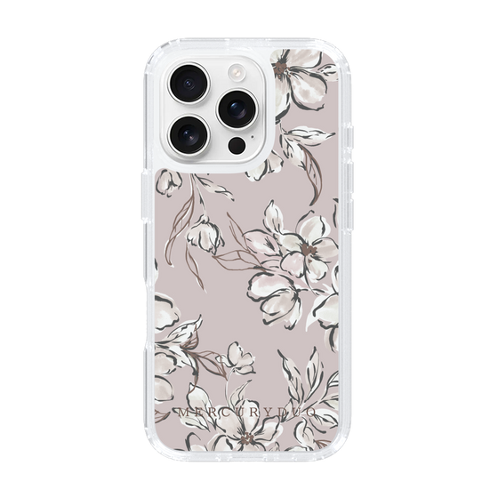 Slim Protection Case［ MERCURYDUO - BotanicalFlower - lilac ］