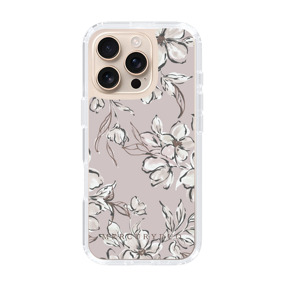 Slim Protection Case［ MERCURYDUO - BotanicalFlower - lilac ］