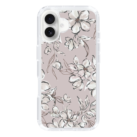 Slim Protection Case［ MERCURYDUO - BotanicalFlower - lilac ］