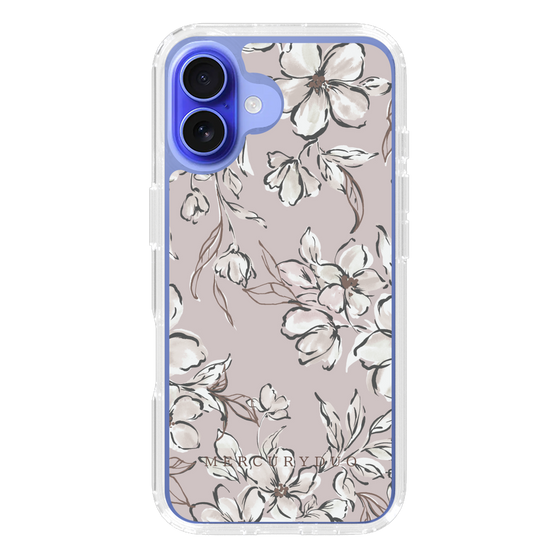 Slim Protection Case［ MERCURYDUO - BotanicalFlower - lilac ］